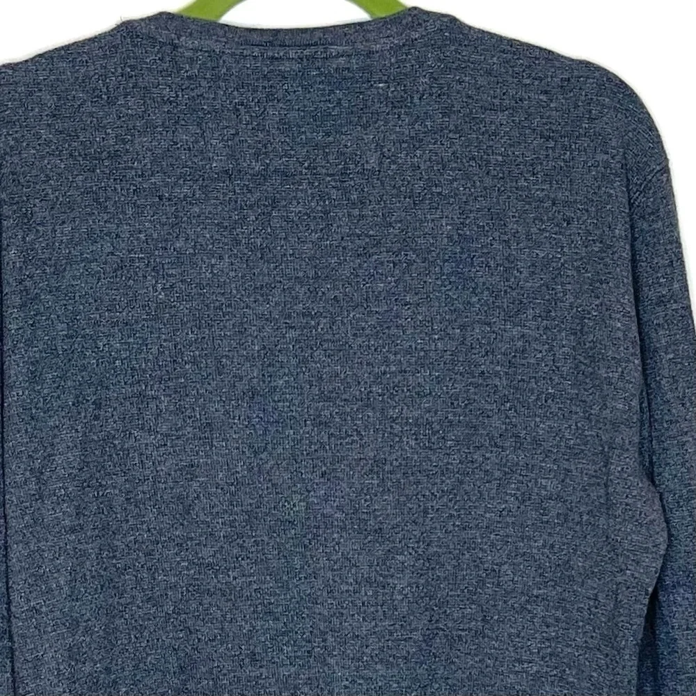 🔥 Banana Republic Henley Gray Shirt Long Sleeve M